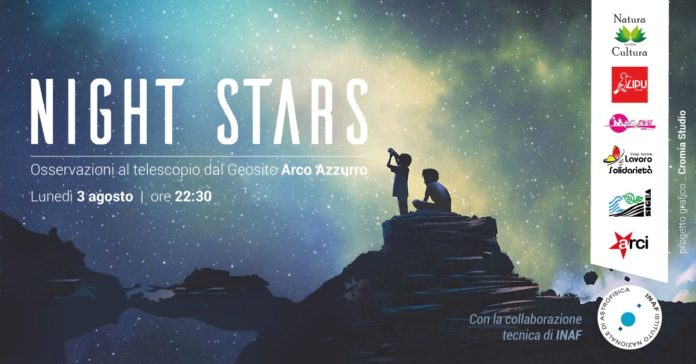 geosito arco azzurro - evento astronomico