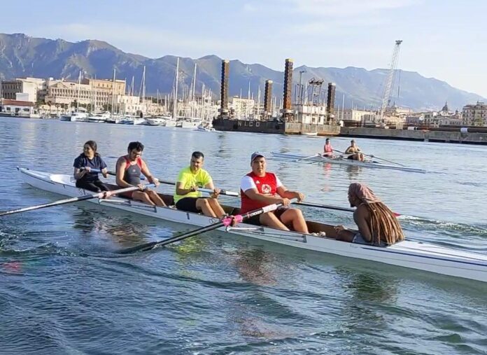 Telimar - equiaggio che partecipa alla regata paralimpica Rowing for Paris