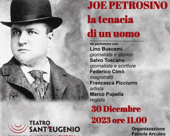 convegno joe petrosino - locandina