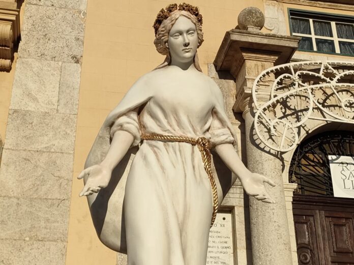 statua santa rosalia 400° festino - ph. Sab Spera