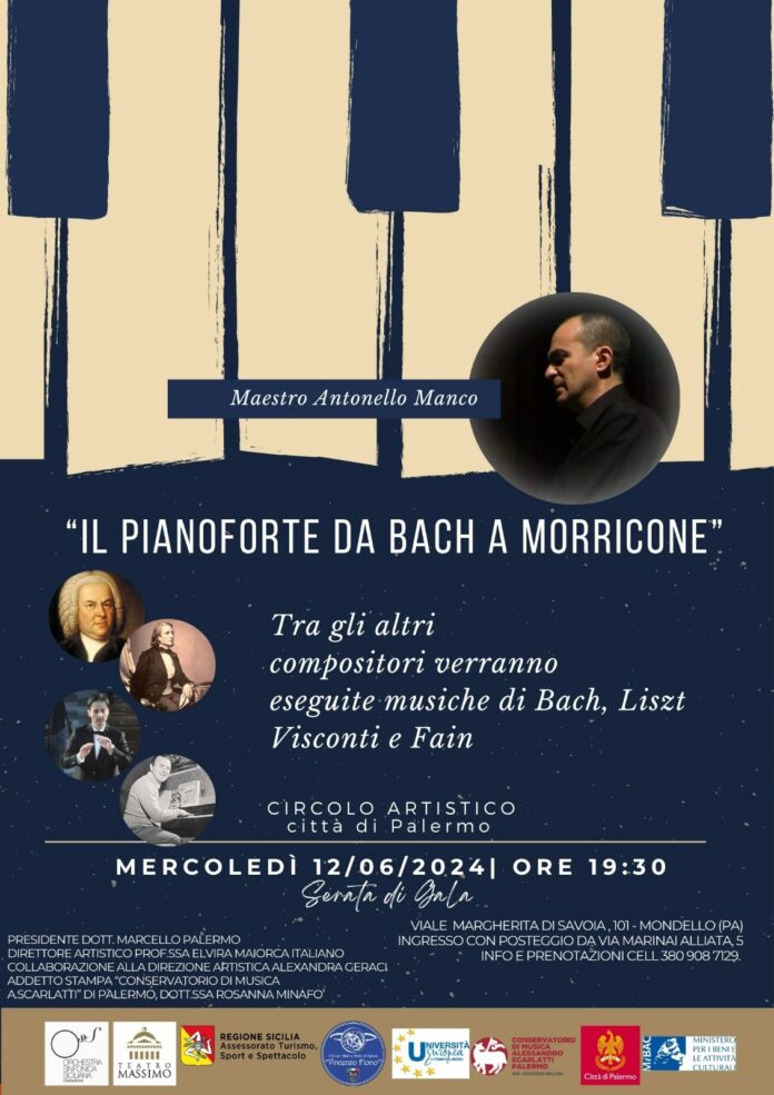 Locandina concerto antonello manco