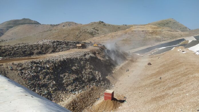 incendio spento - discarica bellolampo