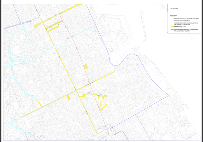 mappa ciclovia