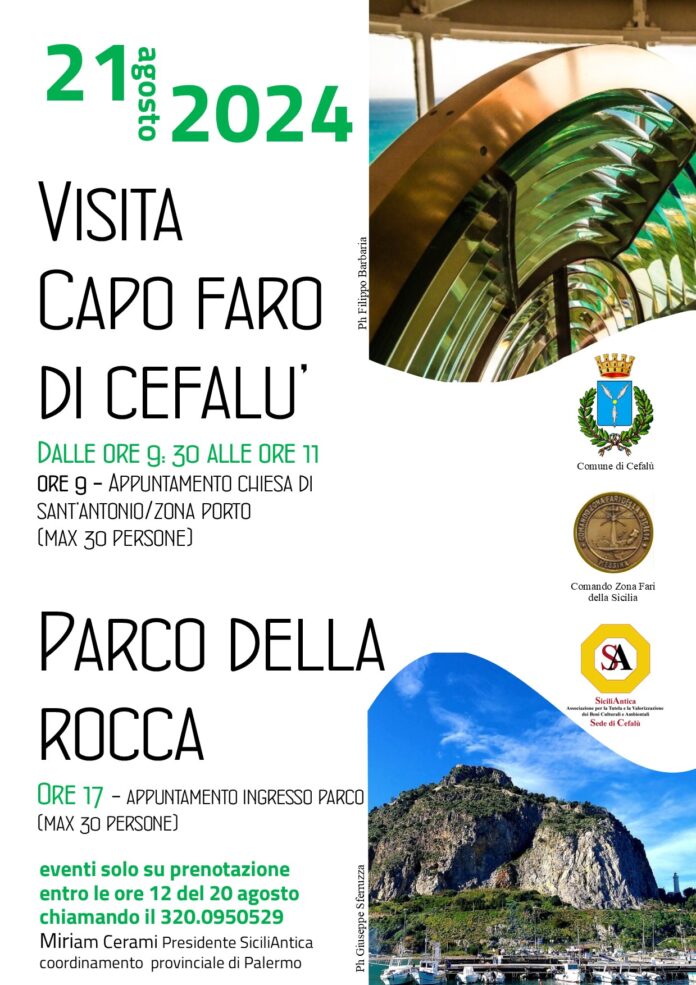 visita Capo Faro e Rocca di Cefalù