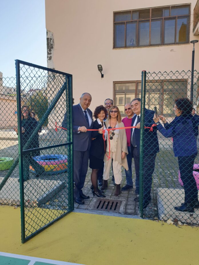 Inaugurato campo sportivo all'I.C Colozza Bonfiglio